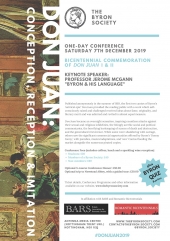 The Byron Society, One-day Conference